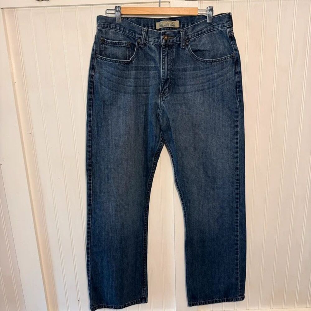 Wrangler Original Relaxed Bootcut Mens Jeans Sz 34/32 Denim Classic